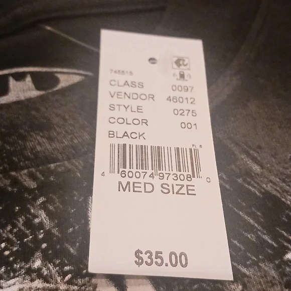 Batman Dark Knight Rises T-Shirt. Medium & Large, Black. - Picture 5 of 5